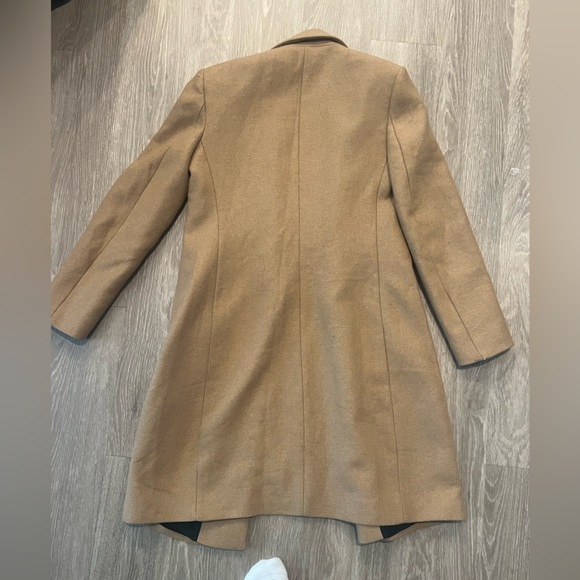 Zara Camel Coat Pea Coat - Picture 3 of 4